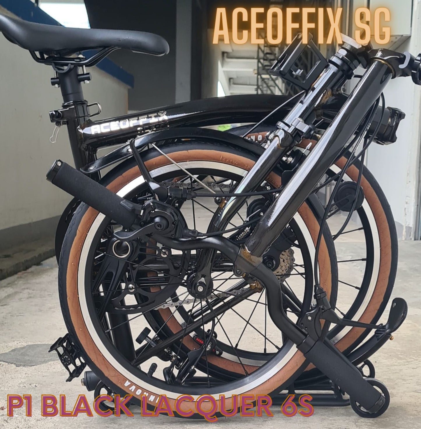 ACEOFFIX P1 6 SPEED BLACK LACQUER